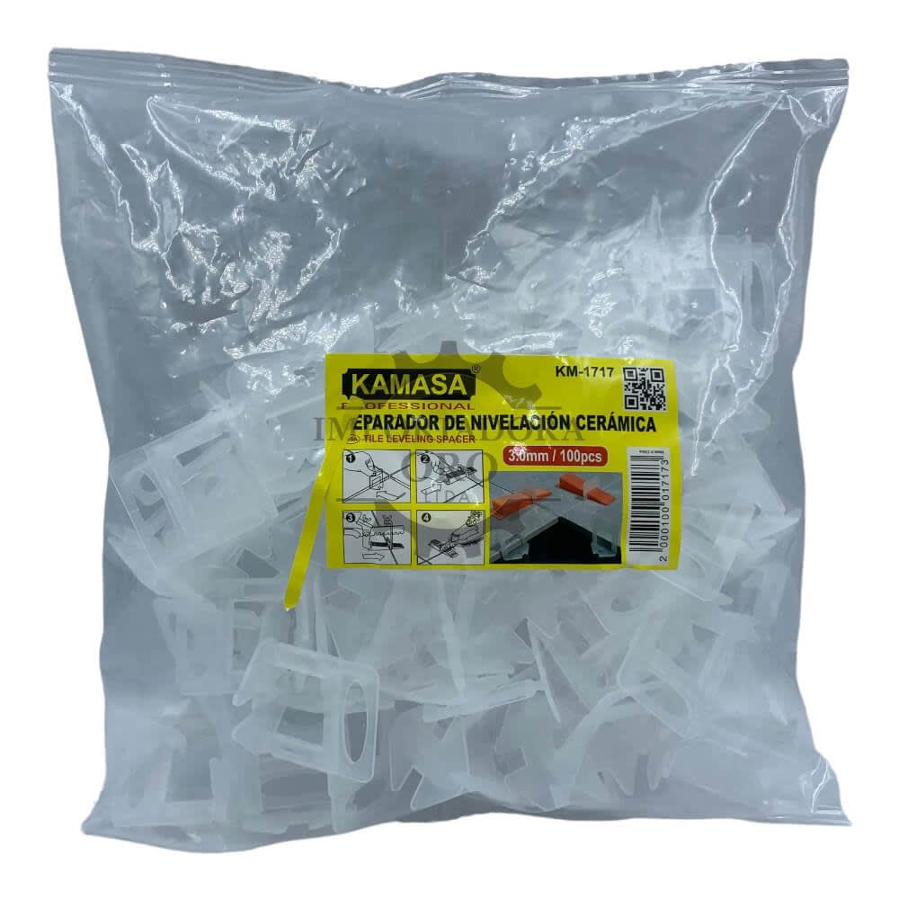 Clips separador nivelador de ceramica 3mm km17172