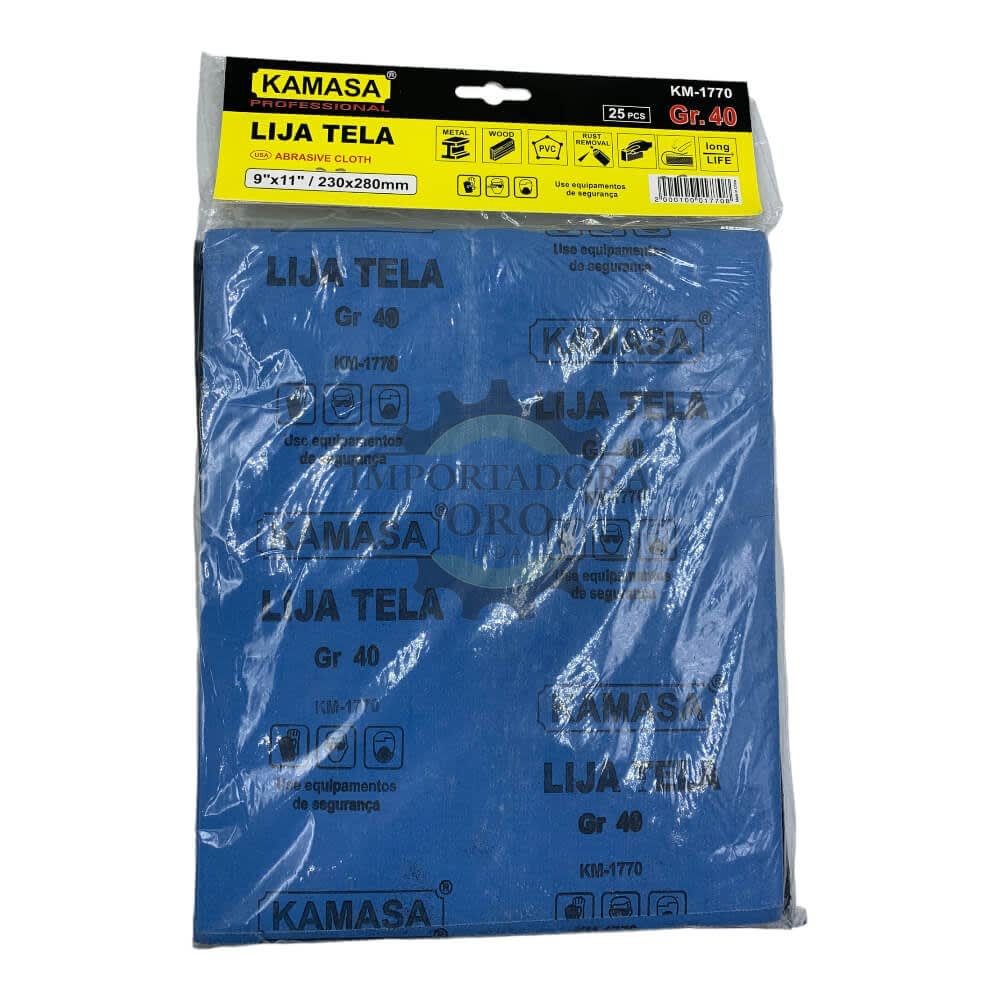 Lija de tela para fierro P40 km17702