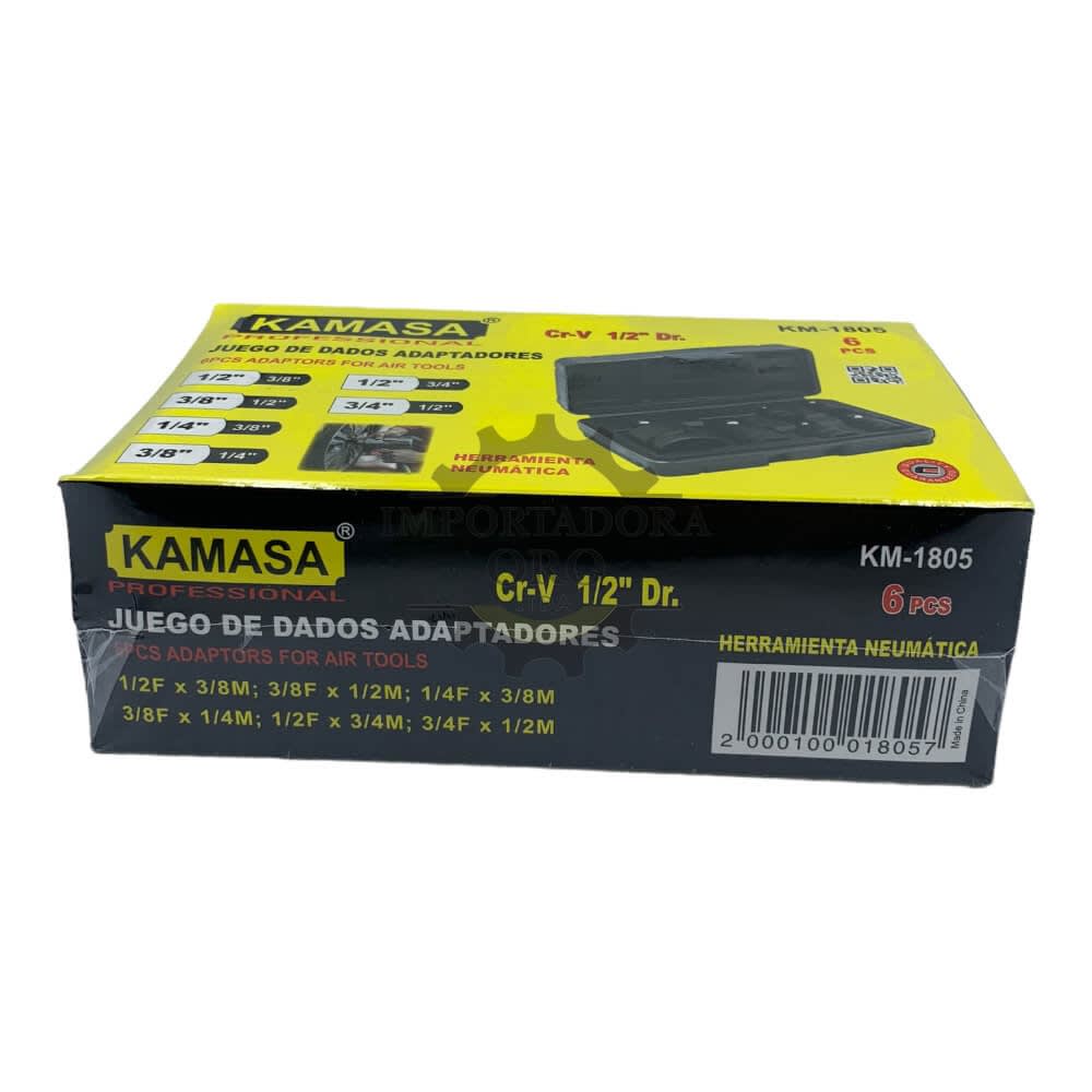 Set de dados adaptador reductor 6 piezas km18052
