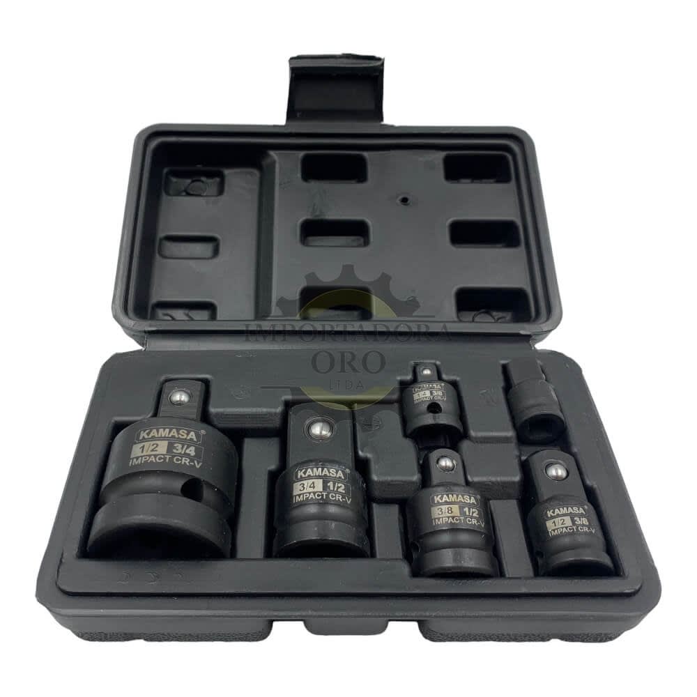 Set de dados adaptador reductor 6 piezas km18051