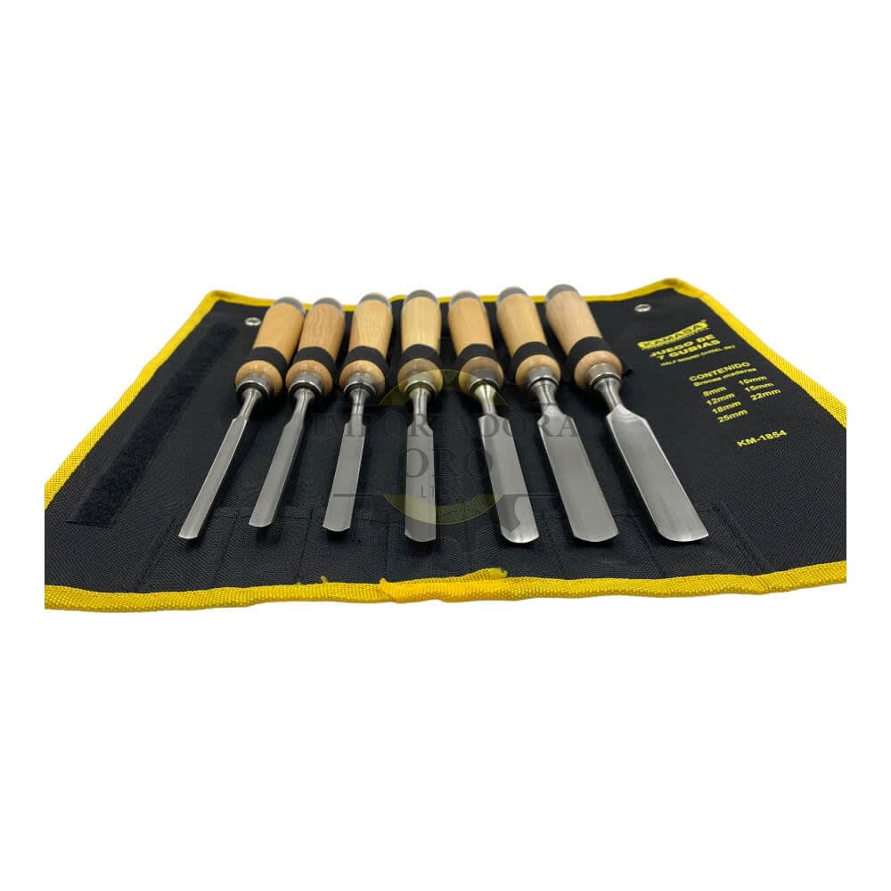 Set de Gubias 7 piezas km18541