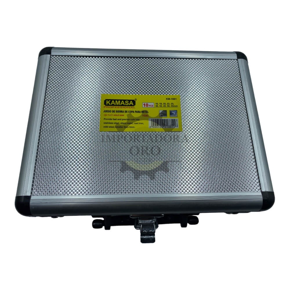 Set de Sierra copa para metal 10 piezas km18812