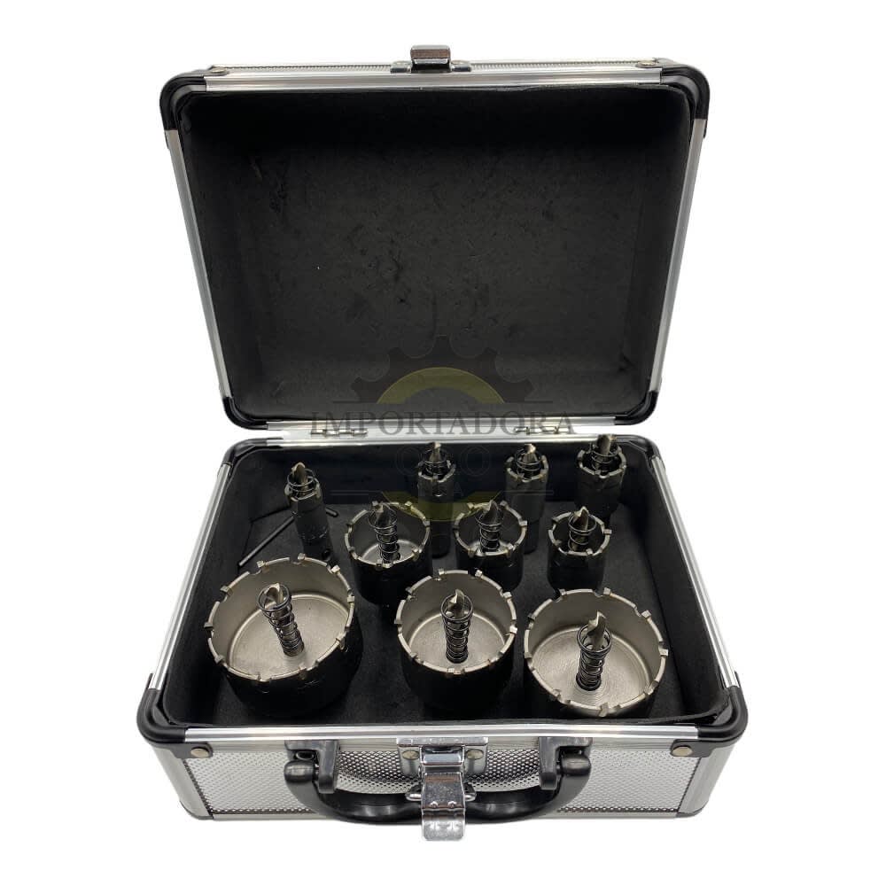 Set de Sierra copa para metal 10 piezas km1881 0