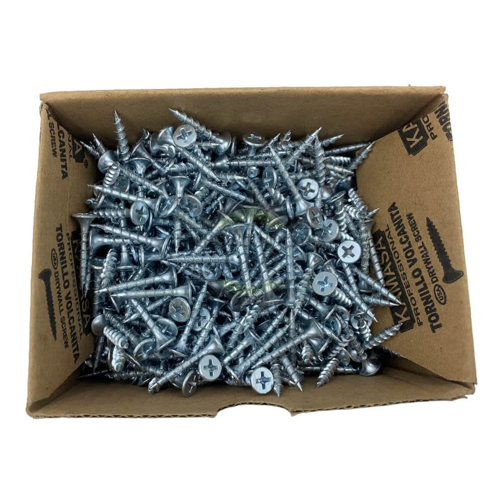 Tornillo Volcanita zincado 6x1