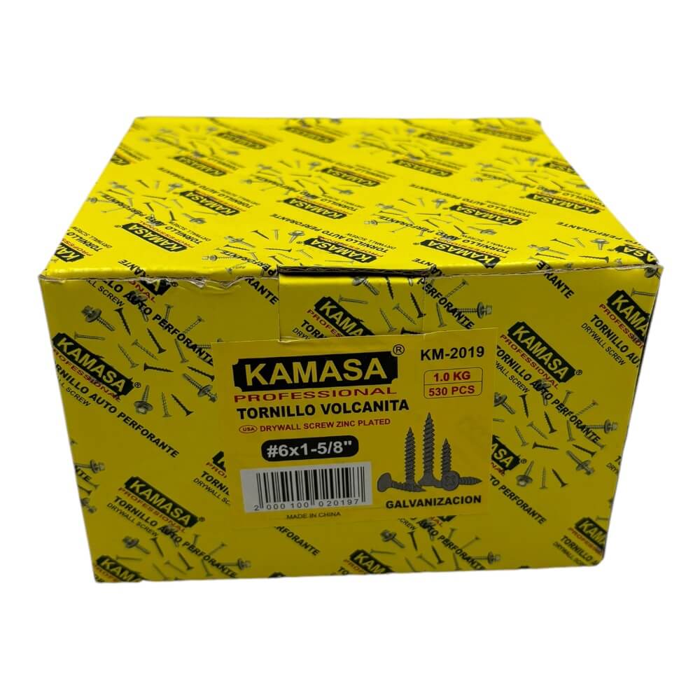Tornillo Volcanita zincado 6x1 5/8