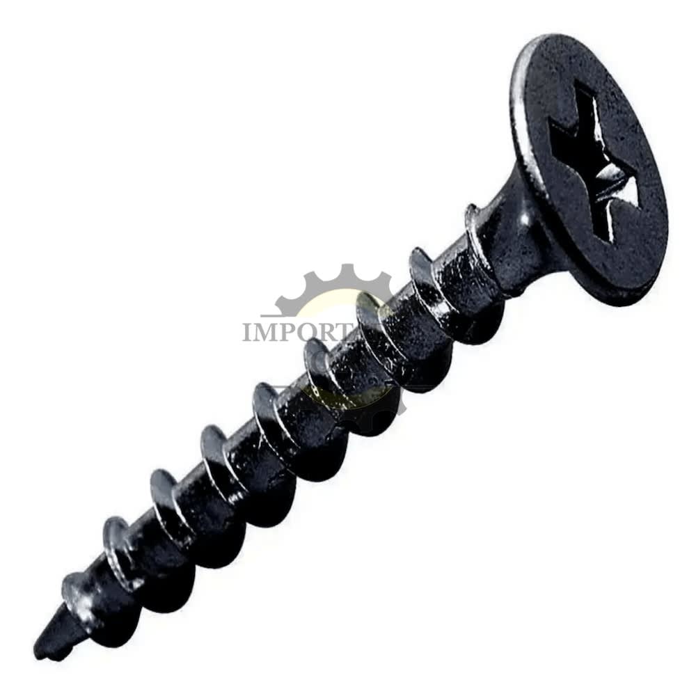 Tornillo Volcanita negro 6x1