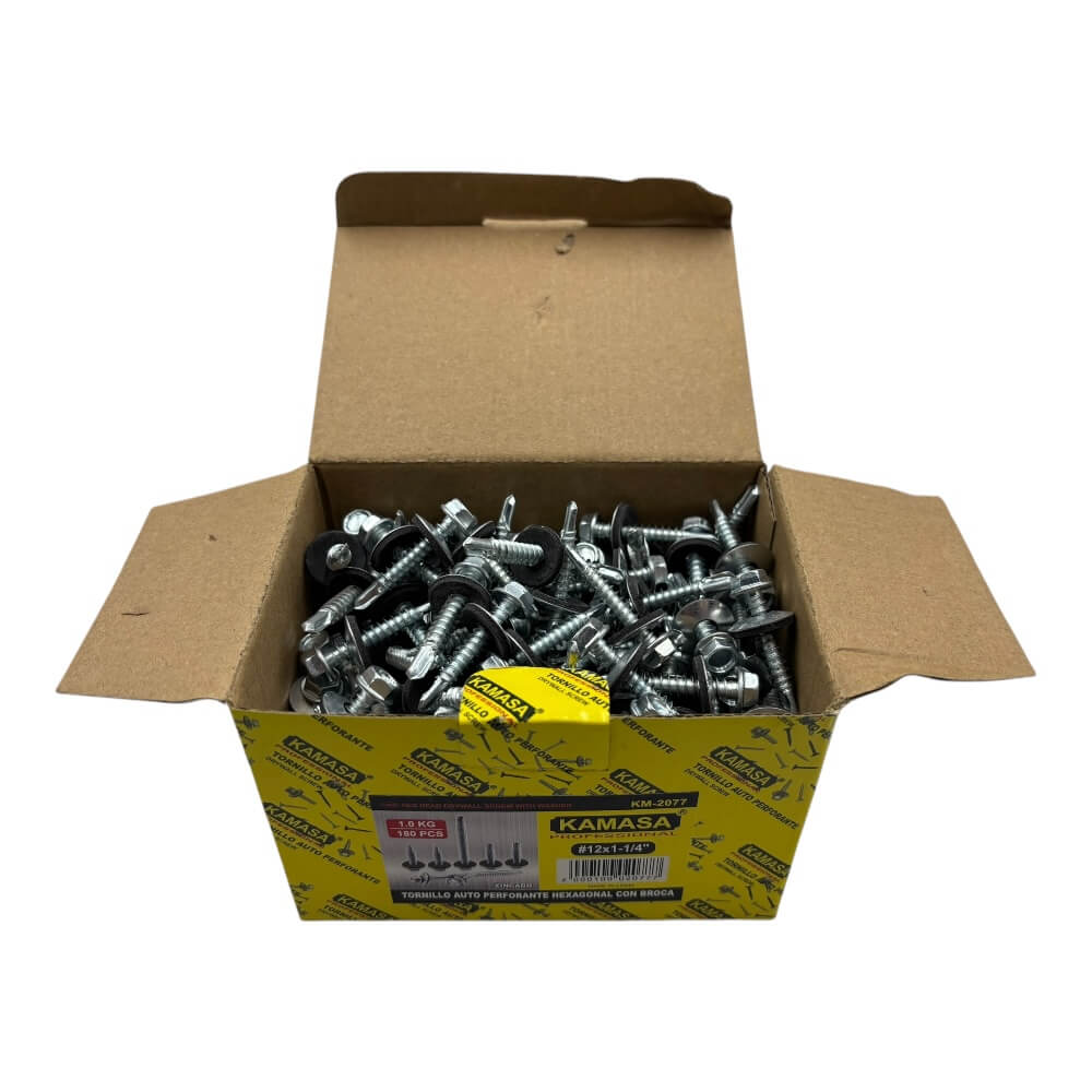 Tornillo autoperforante hexagonal 12x1 1/4