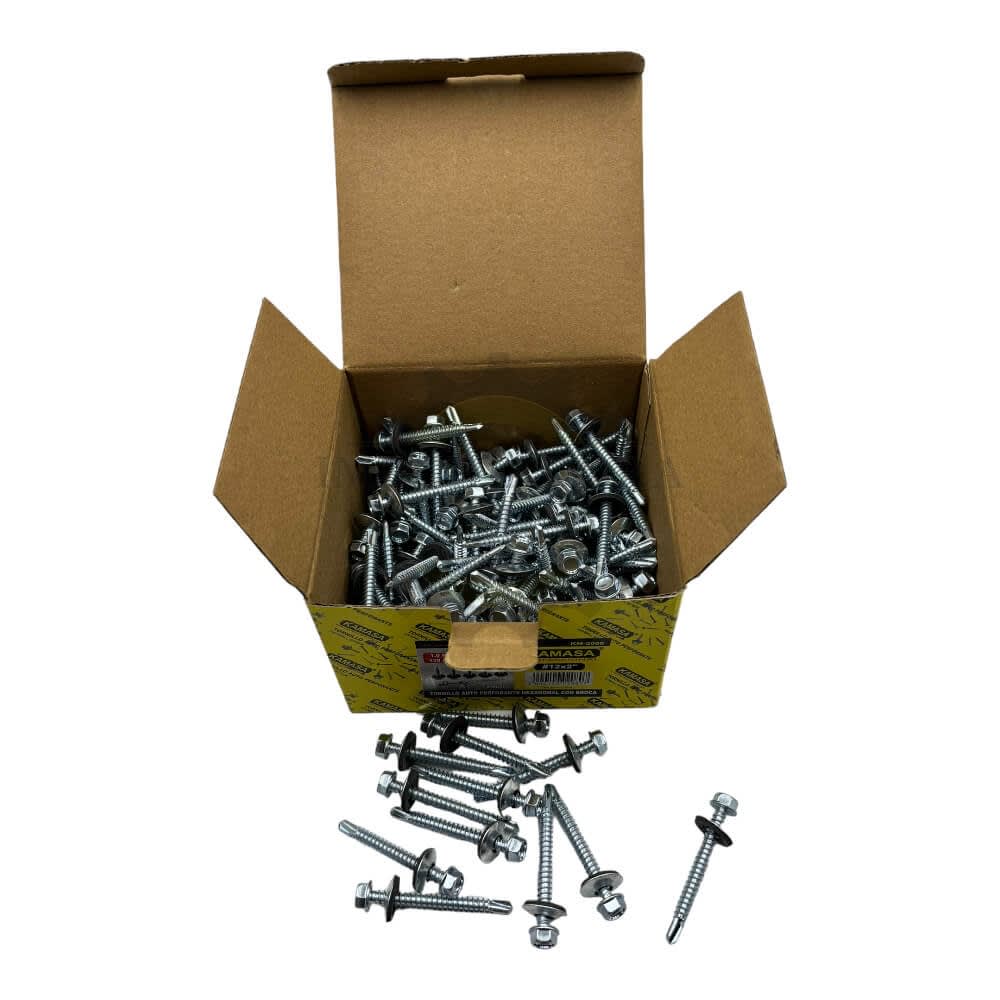 Tornillo autoperforante hexagonal 12x2 1/2