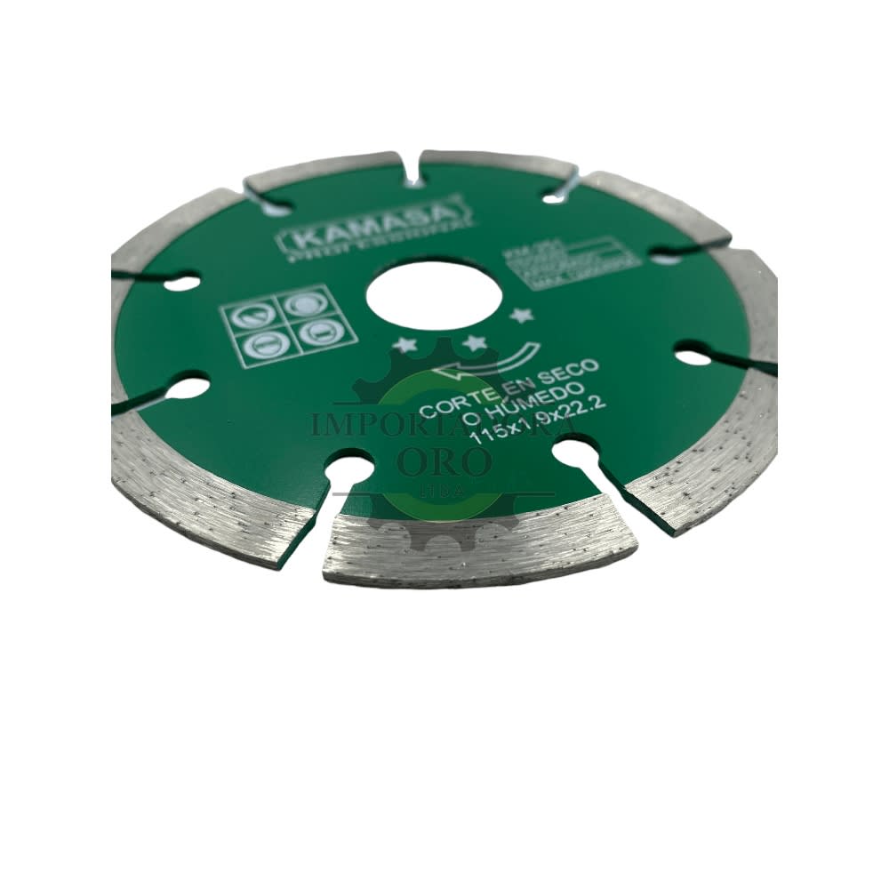 Disco diamantado segmentado 115mm km2512
