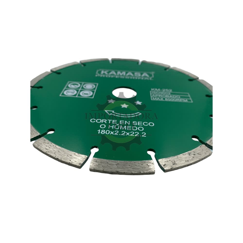 Disco diamantado segmentado 180mm km2522