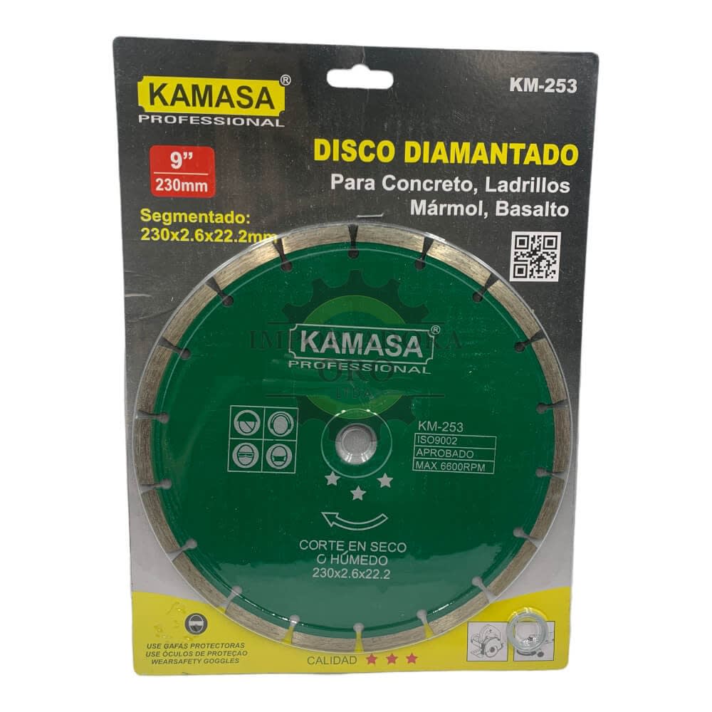 Disco diamantado segmentado 230mm km253 1
