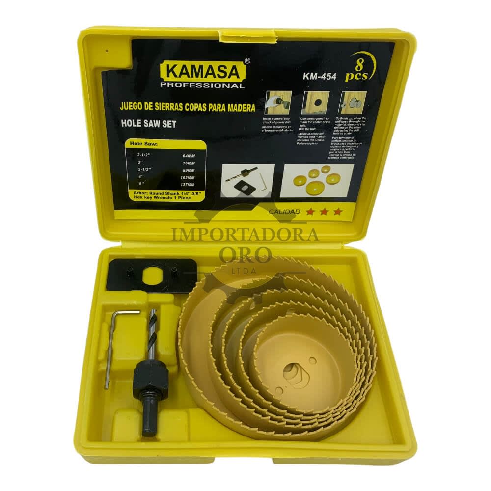 Juego de Sierra Copa 8 piezas km4542