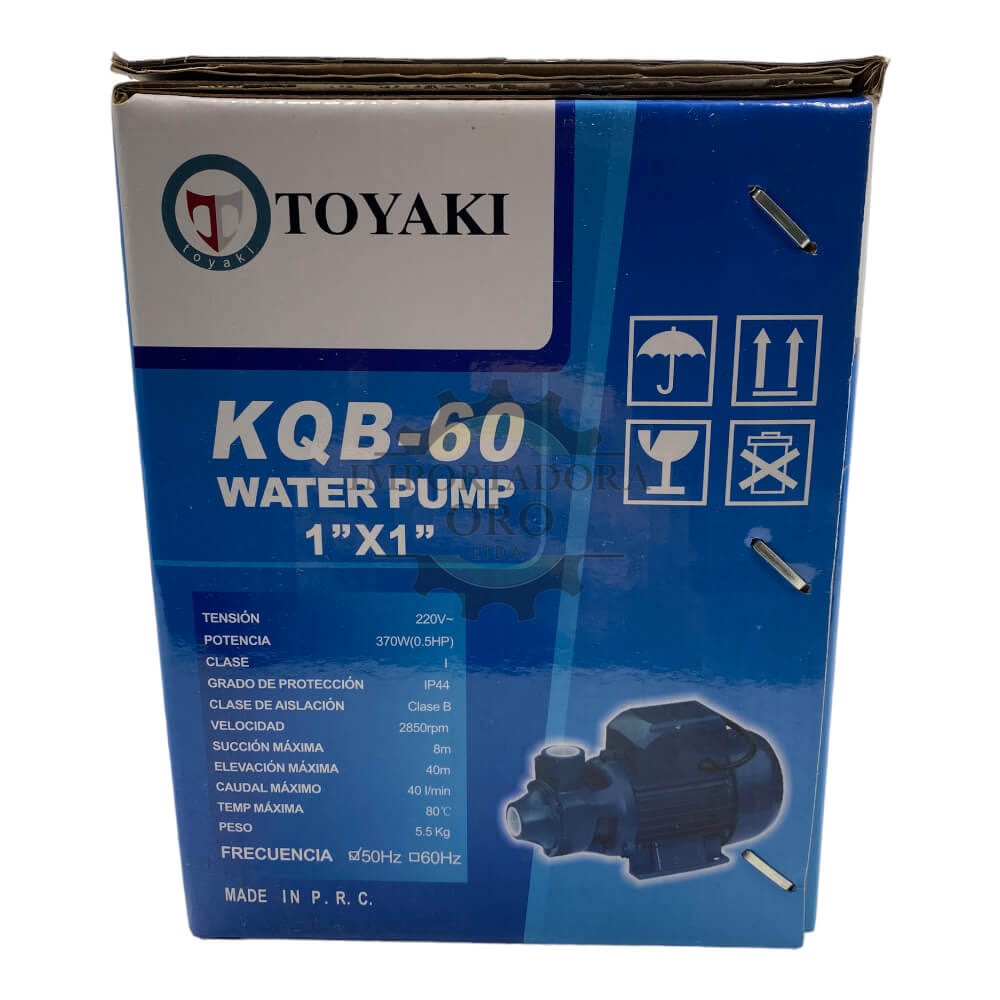 Bomba de agua 0.5HP kqb606