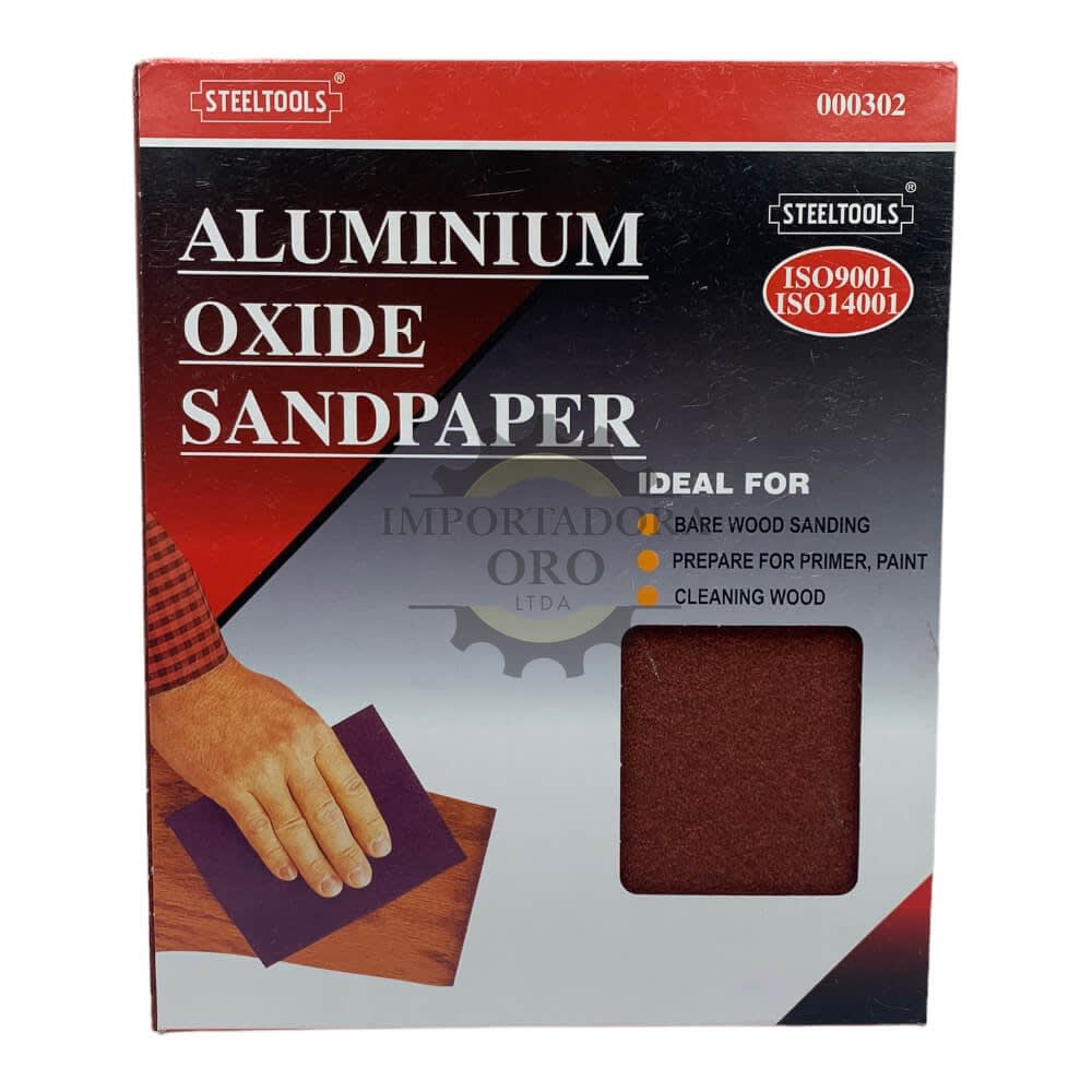 Lija de papel para madera p100 50 unidades 19266 0