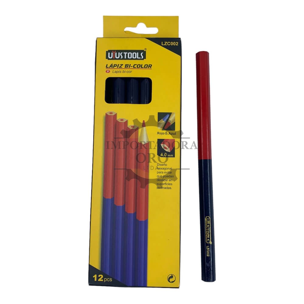 Lapiz Bicolor rojo azul LZC0022