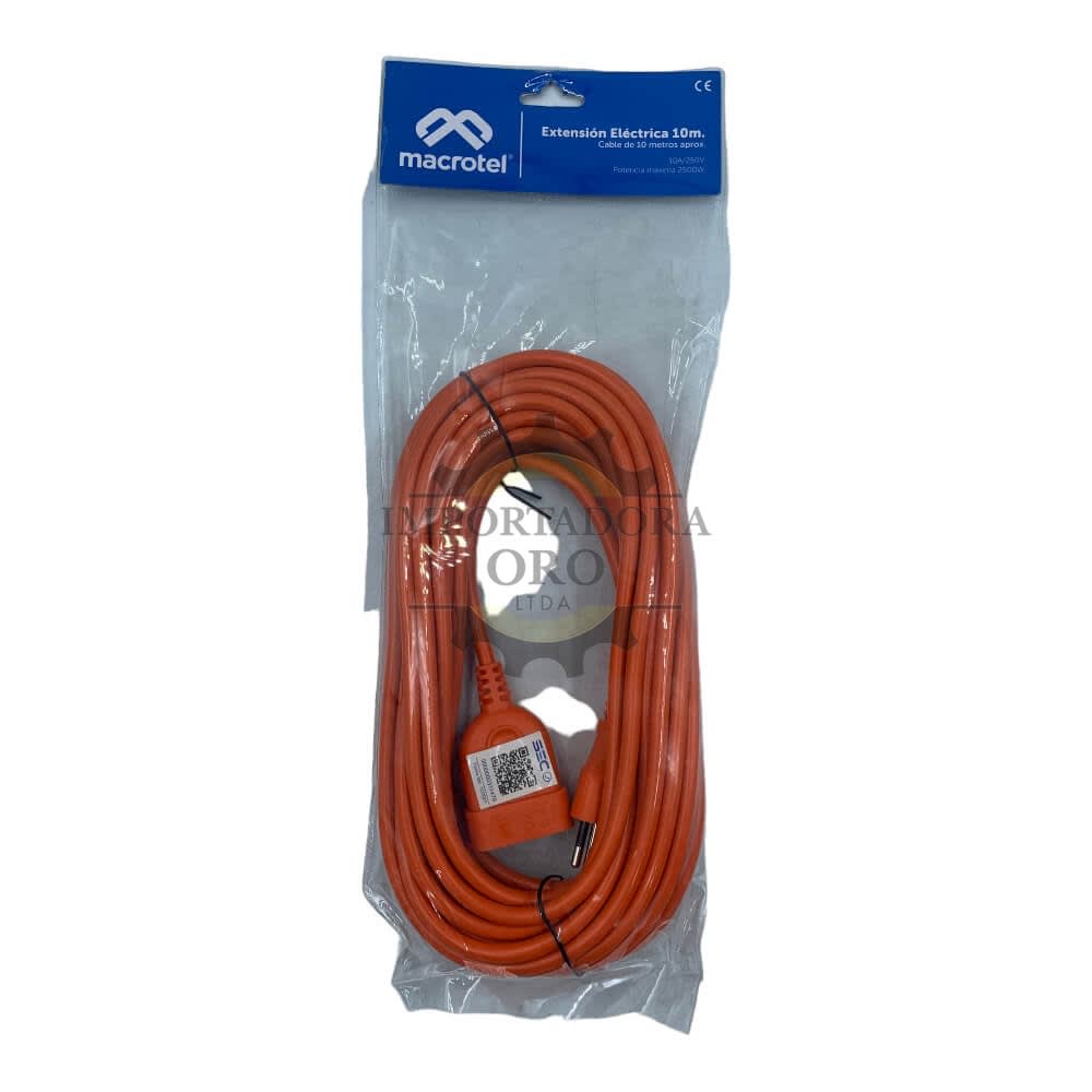 Extensión Eléctrica 10 Metros 2500W2
