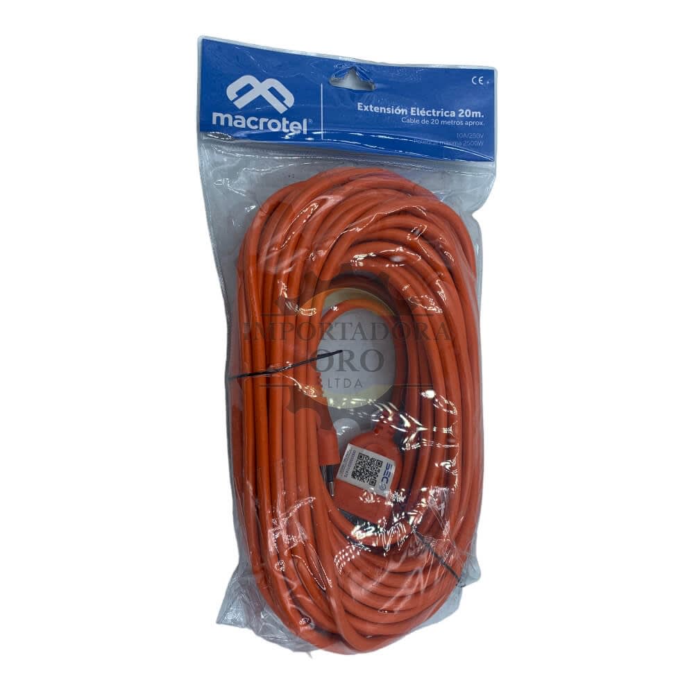 Extensión Eléctrica 20 Metros 2500W2