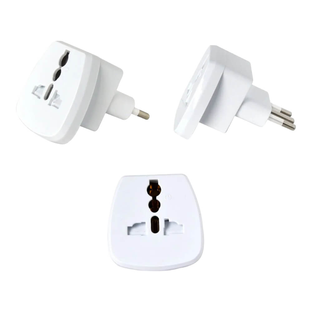 Adaptador Universal 2P+T 10A 250V Macrotel 0