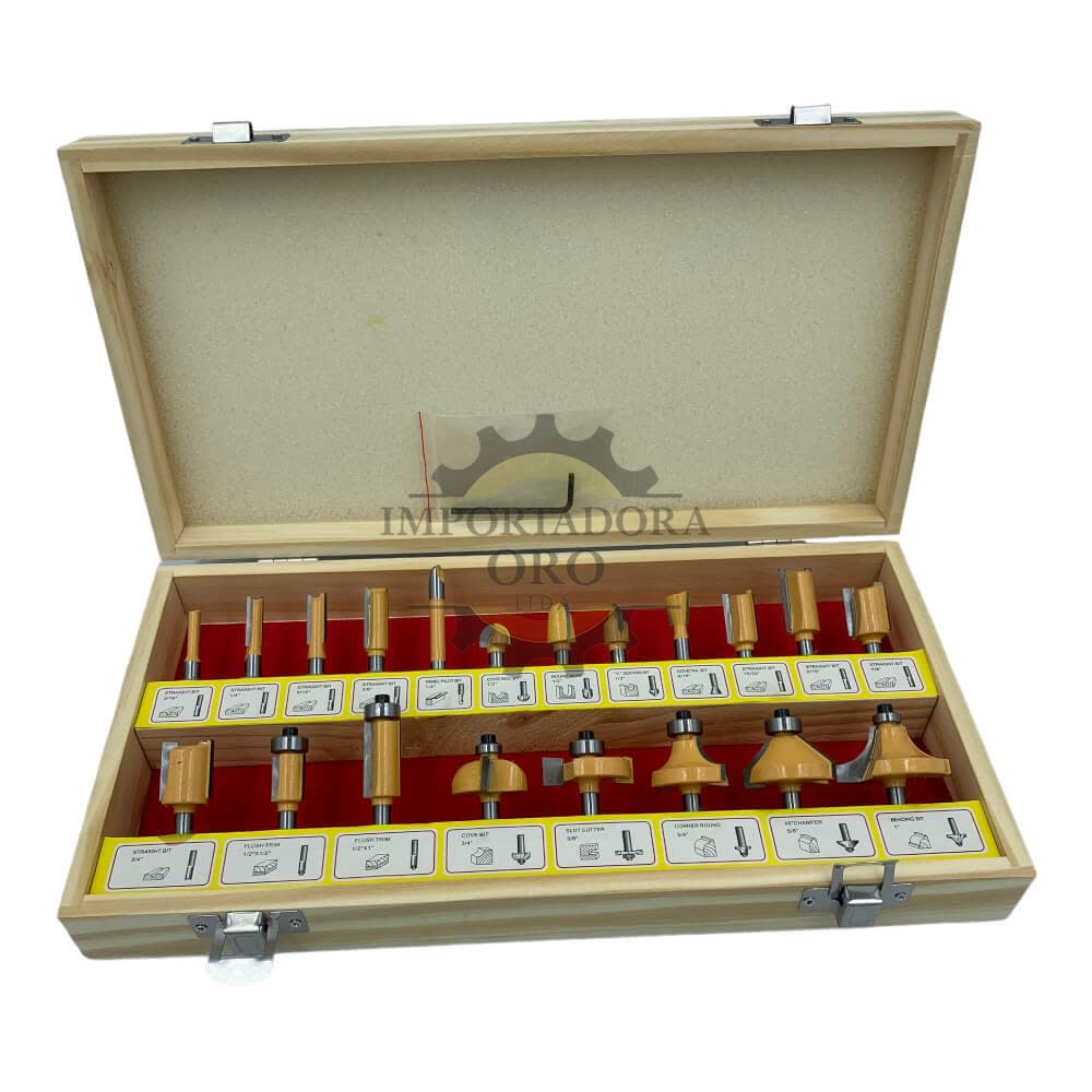 Set de Fresas 20 piezas Mk01502