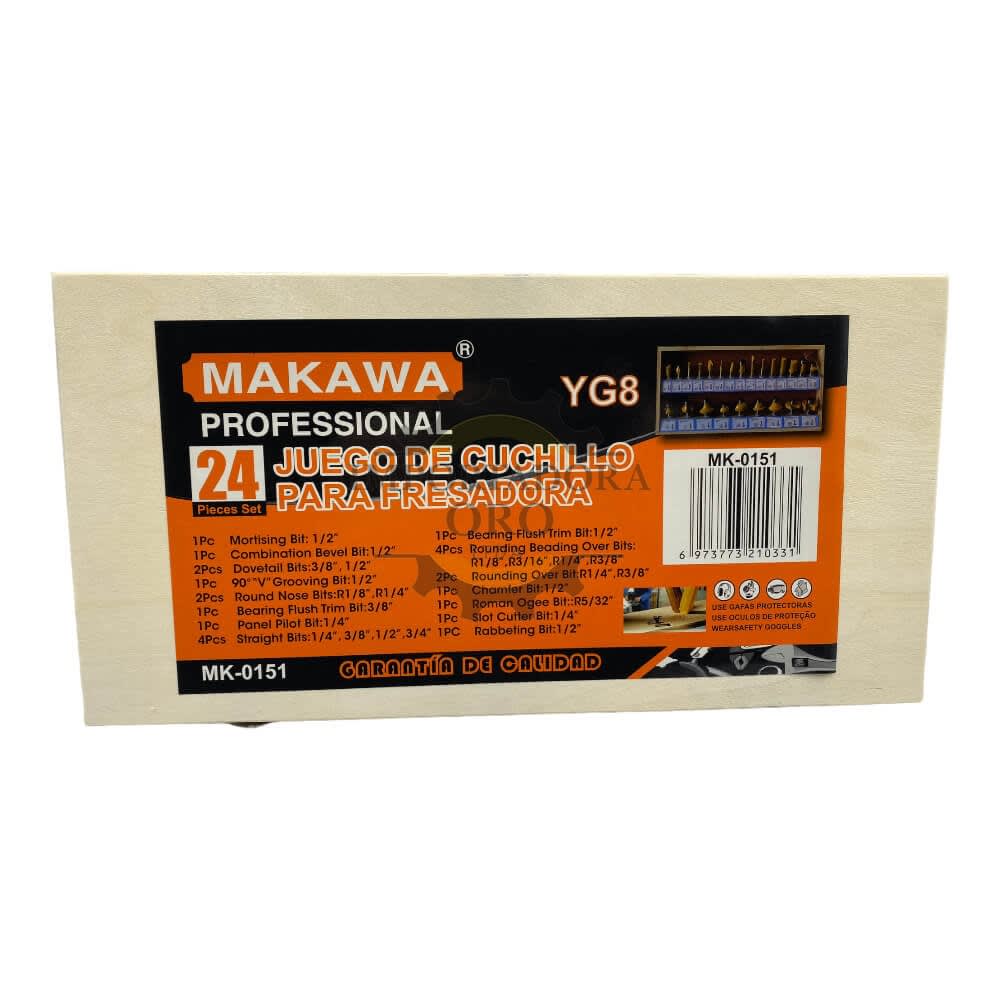 Set de Fresas 24 piezas Mk01512