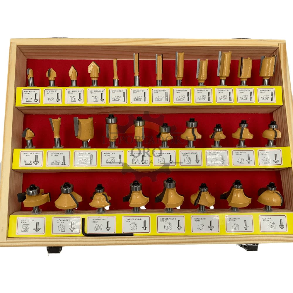 Set de Fresas 30 piezas Mk0152 0