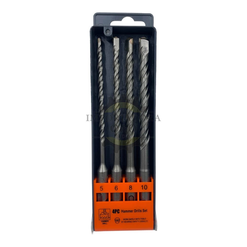 Set de Brocas para concreto 4 Piezas SDS-PLUS MK0368 0