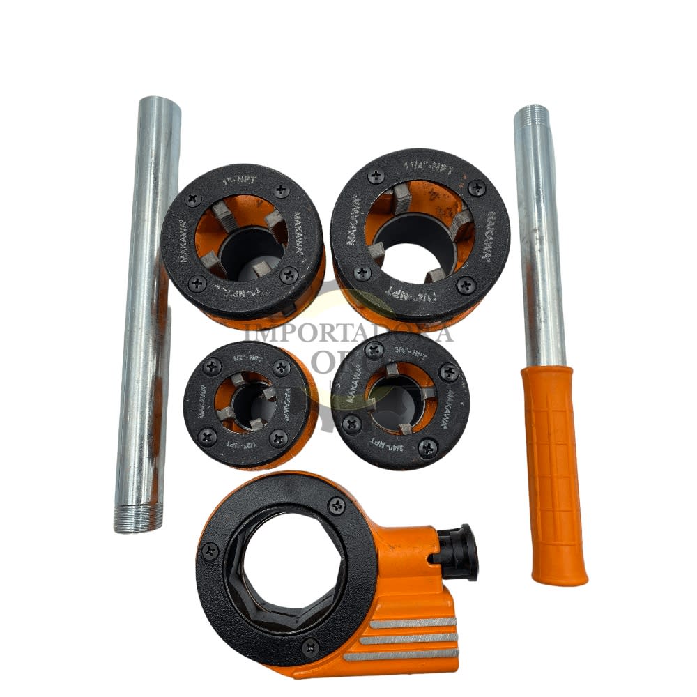 Set De Terrajas Manual Para Tubo 4 Piezas Mk05362