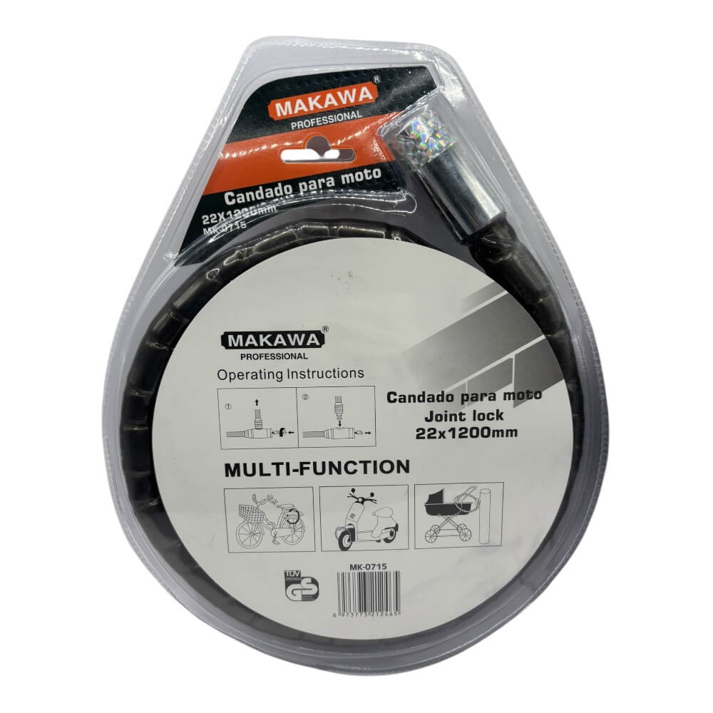 Candado para bicileta 22x1200mm MK07152