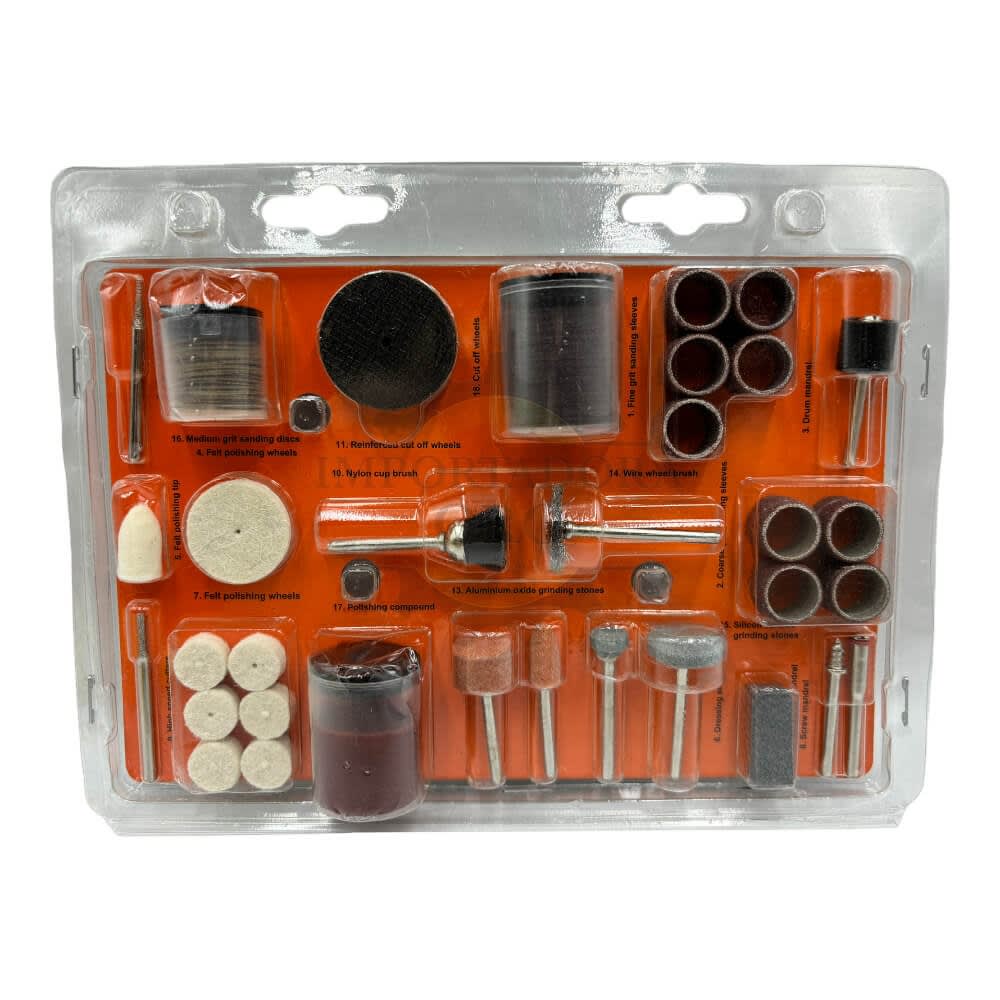 Set de accesorios para minitorno Dremel 105pcs Mk10692
