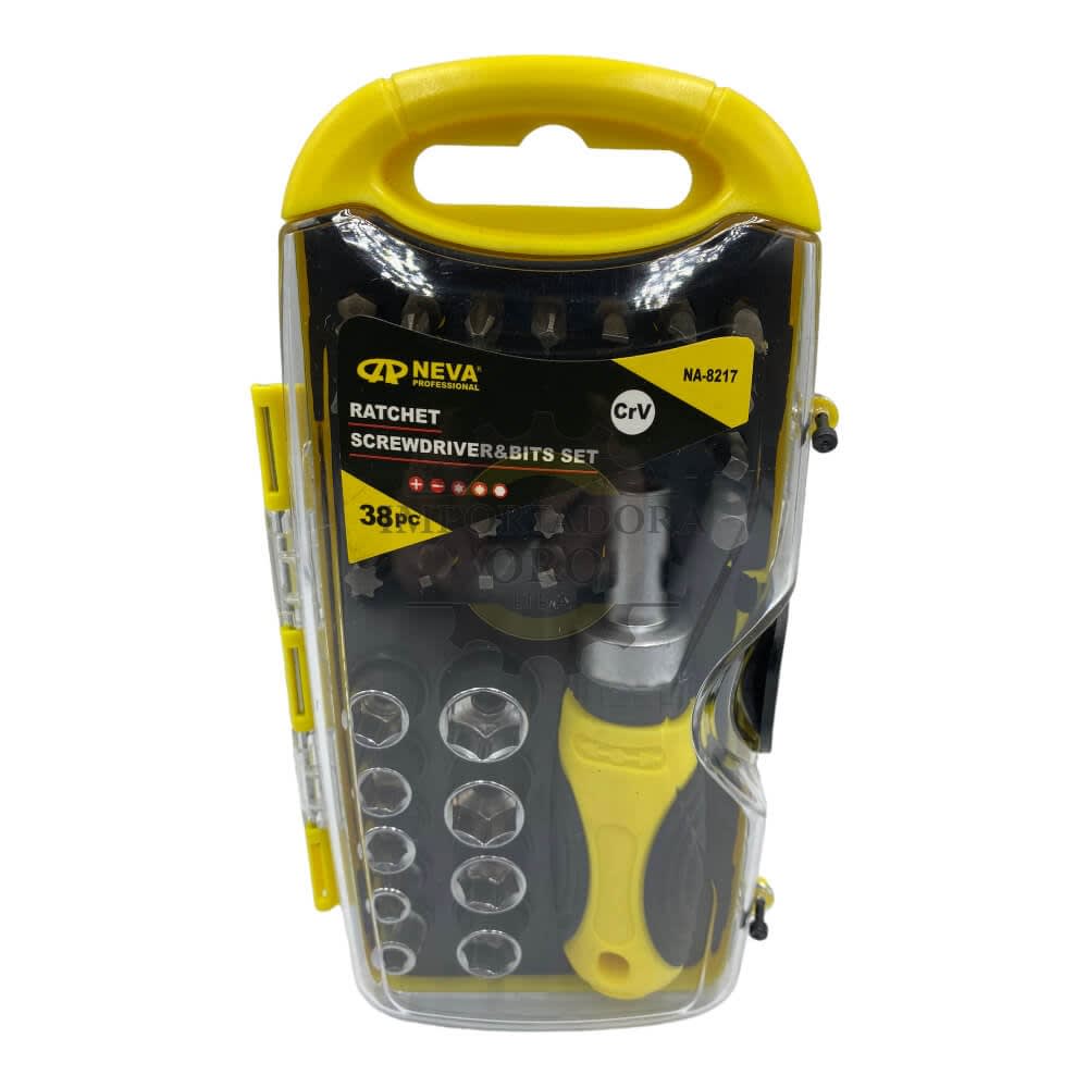 Set de puntas y dados 38 piezas Na82172