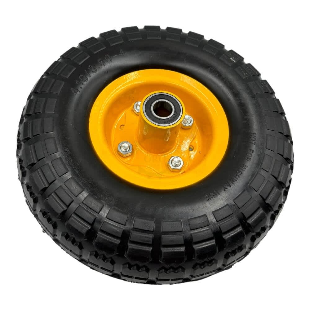 Rueda Maciza 350-4 amarilla  R3504AE2