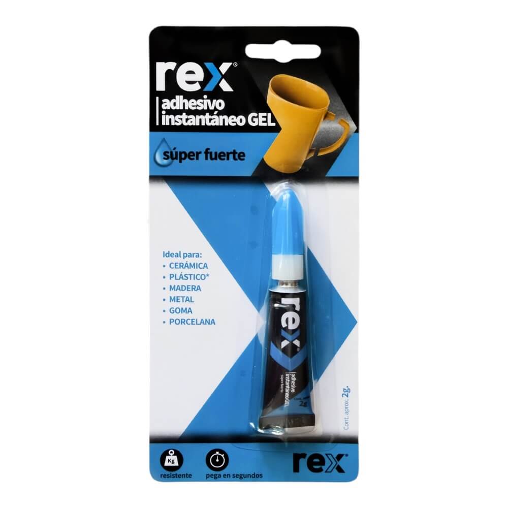 Adhesivo instantaneo Gel 2gr REX30394 0