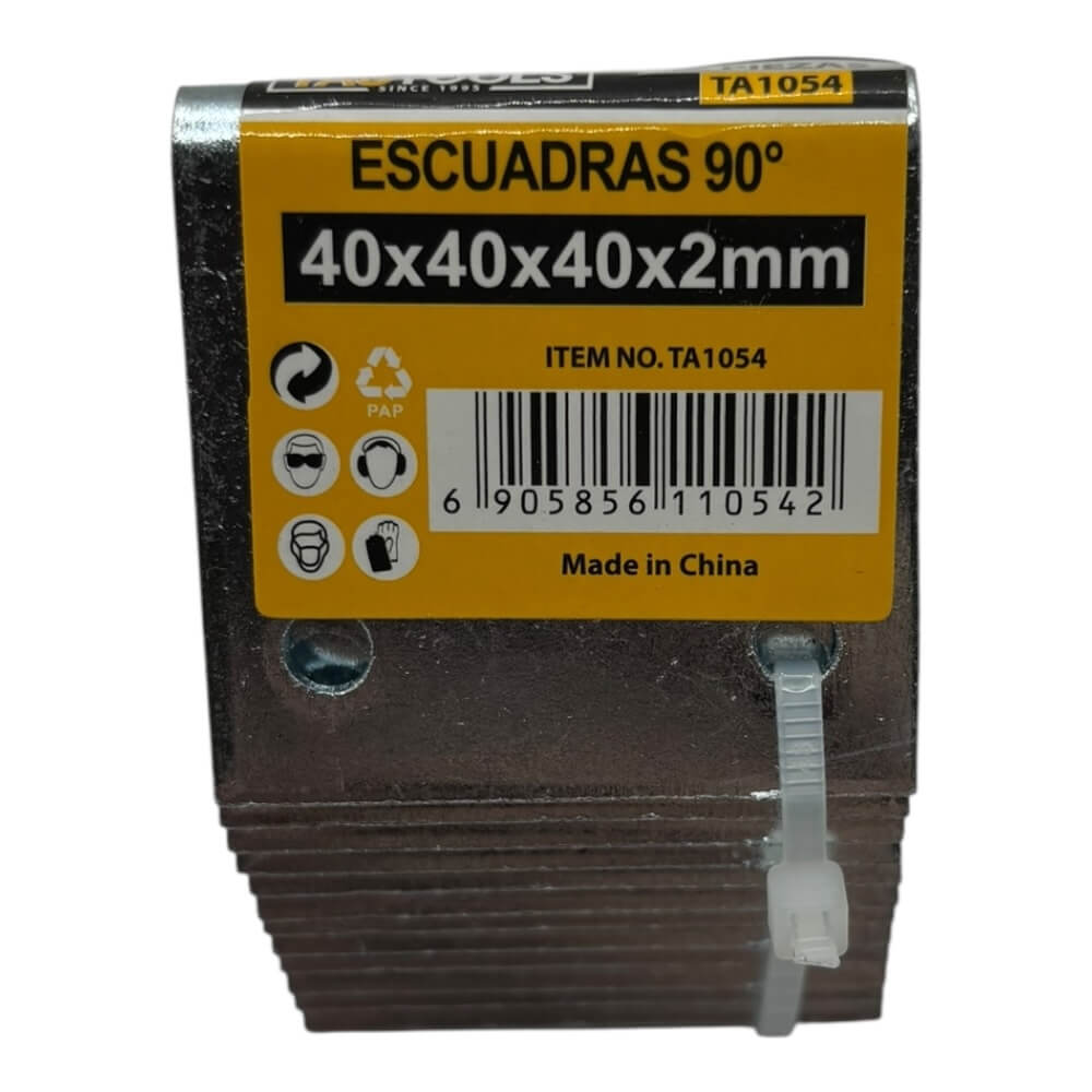 Escuadra 40x40x2mm TA10542