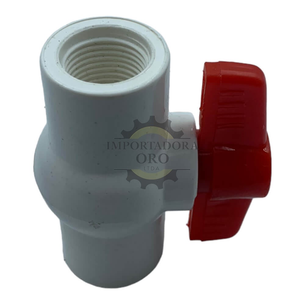 Llave paso PVC 1/2