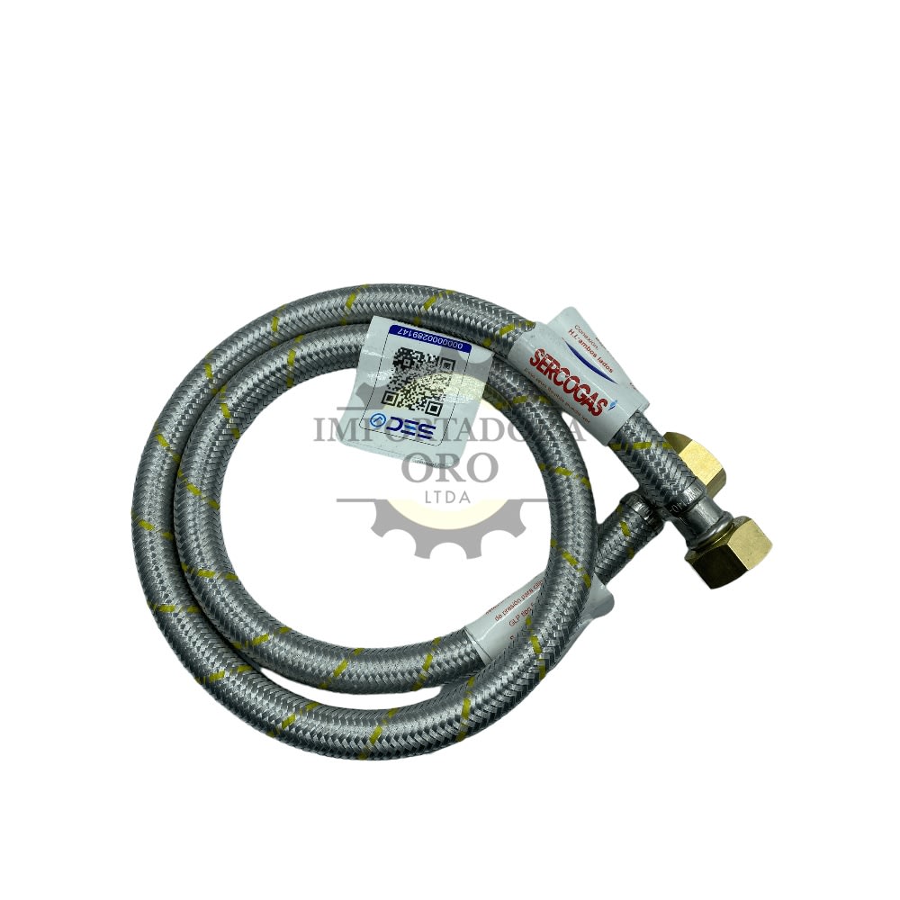 Flexible de gas 1/2x1/2