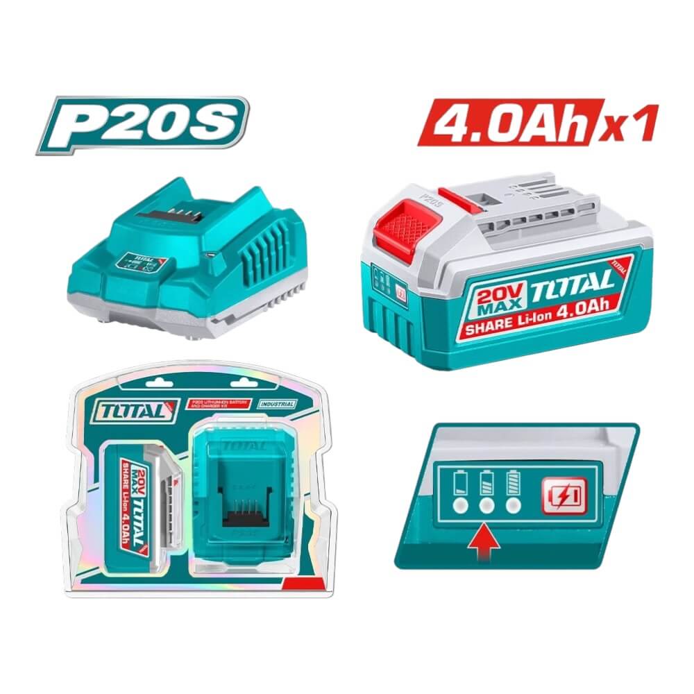 Kit Bateria y Cargador 20v 4.0AH TFBCPK10122