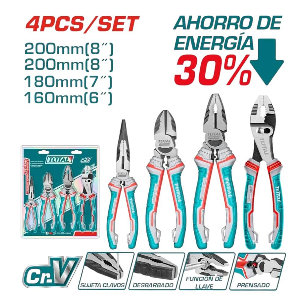 Juego de Alicates 4pcs THT2K04882