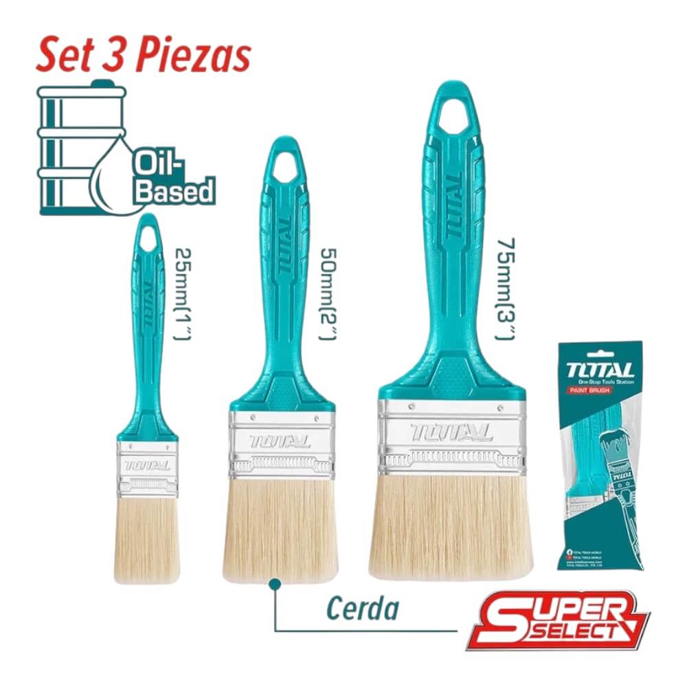 Juego de Brochas 3 Piezas THT8450301 0