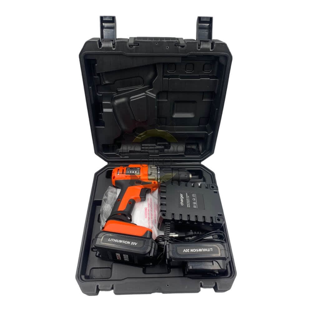 Taladro Inalambrico 20 Volts 2 Baterias Tk8272