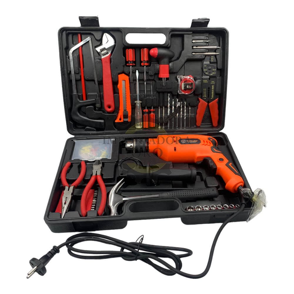 Maleta Multi Herramienta Taladro 650w 102 Pcs Tk878 0