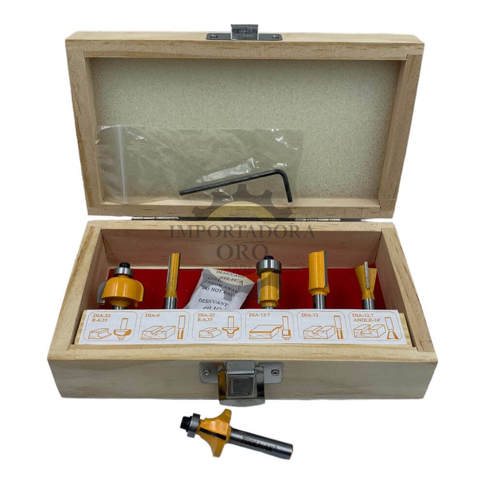 Juego de Fresas 6 piezas Tmk192782