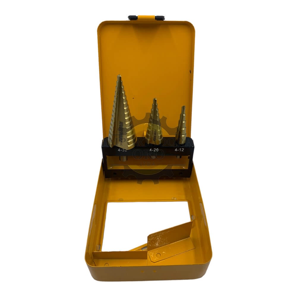 Set de Broca escalonada 3 piezas Tmk193932