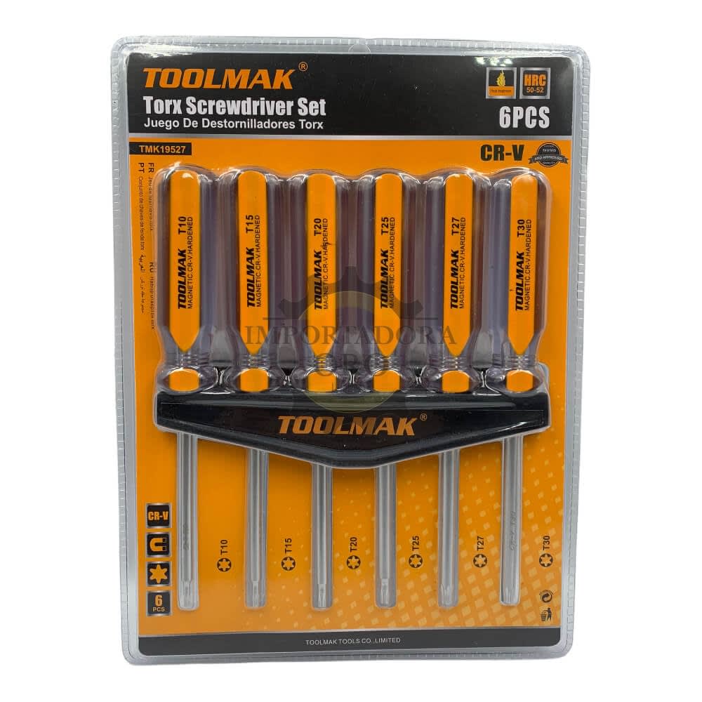 Juego de destornillador Torx 6 piezas Tmk19527 0