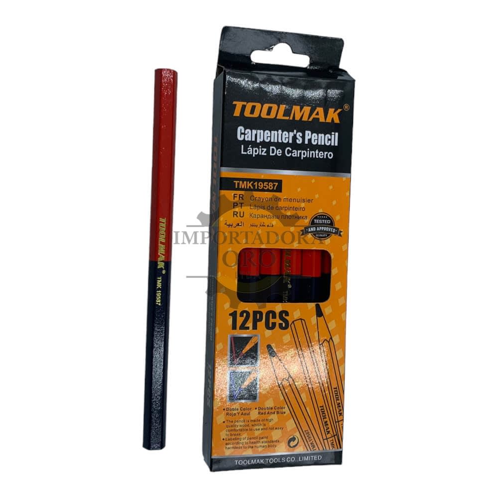 Lapiz Carpintero Bicolor 12 unidades Tmk195872