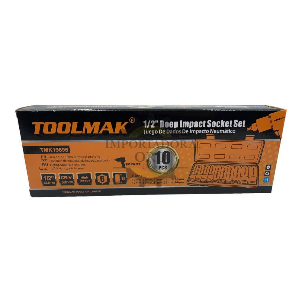 Juego de dados de impacto 10 Piezas Tmk19695 0