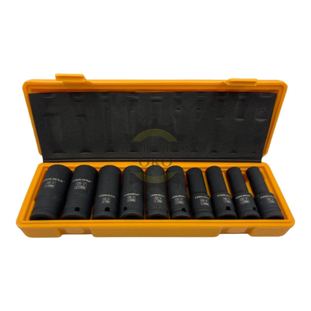 Juego de dados de impacto 10 Piezas Tmk196952