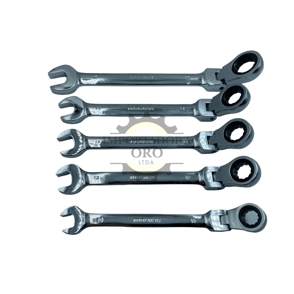 Juego de punta corona con chicharra flexible 5 piezas Tmk197182