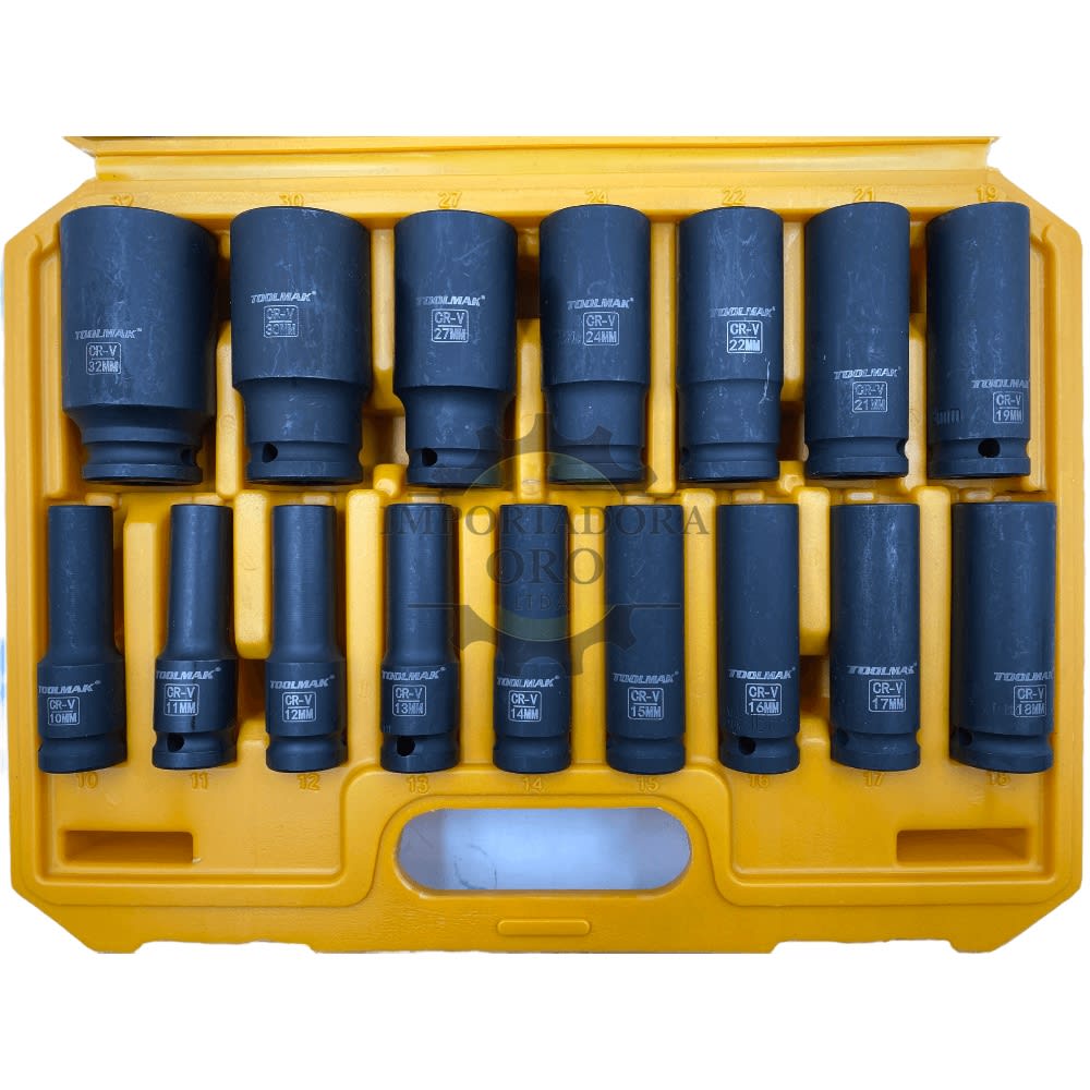 Juego de dados de impacto 16 piezas Tmk197662