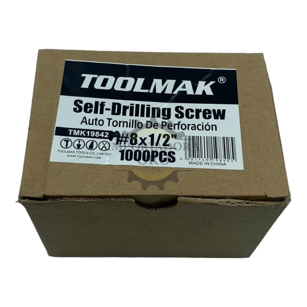 Tornillo punta broca 8x1/2