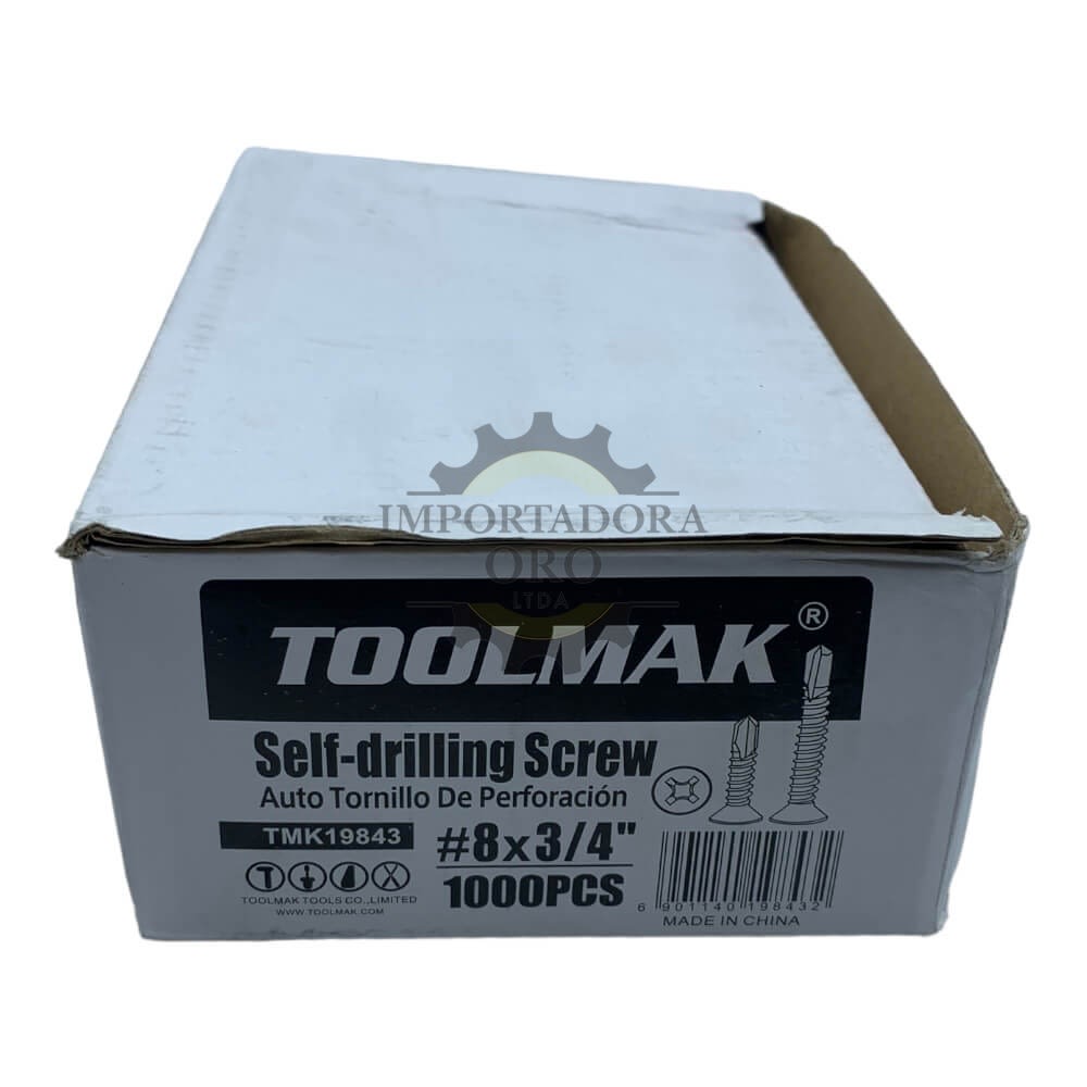 Tornillo punta broca 8x3/4